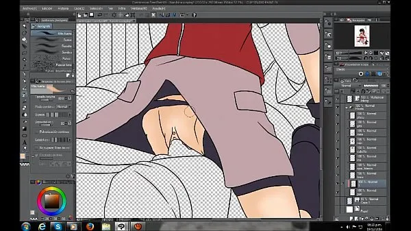 XXX Hentai Speed Painting - Naruto x Hinata fräscha videor
