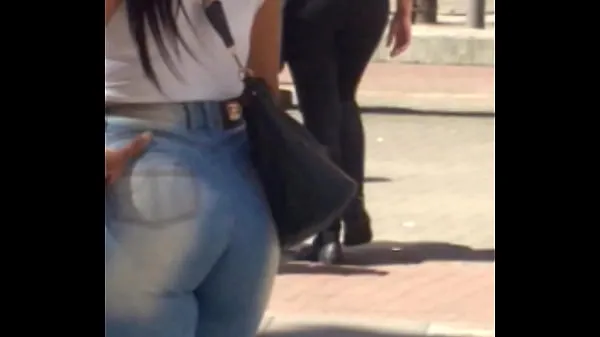 XXX brunette ass in jeans Video segar