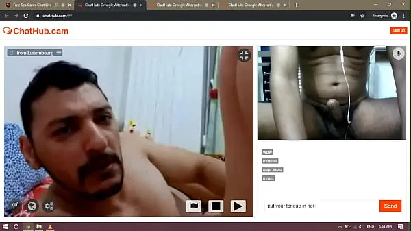 XXX Man eats pussy on webcam Video baru