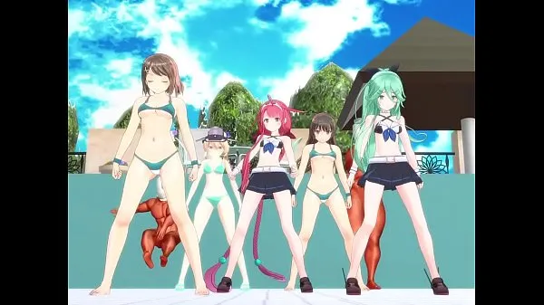 XXX Kimagure Mercy with 5 ship daughters Video baru