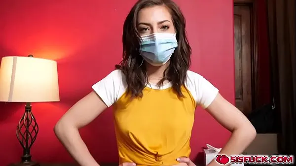 XXX Health-conscious Stepsis Spencer giving Ale Jett a blowjob through her mask φρέσκα βίντεο