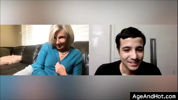 XXX Video call from stepGrandma φρέσκα βίντεο