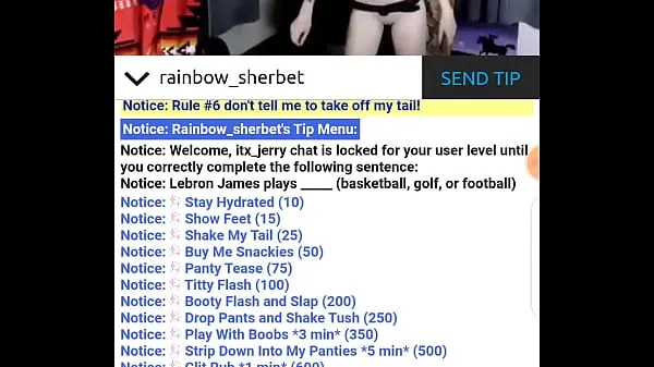 XXX Rainbow sherbet Chaturbate Strip Show 28/01/2021 مقاطع فيديو جديدة