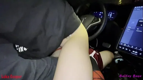 XXX Fucking Hot Teen Tinder Date In My Car Self Driving Tesla Autopilot fresh Videos