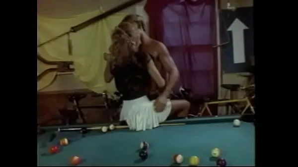 XXX Pretty chick decided to make day of her handsone boyfriend and presented him real table for pool, where she proposed to make sex čerstvé Videa