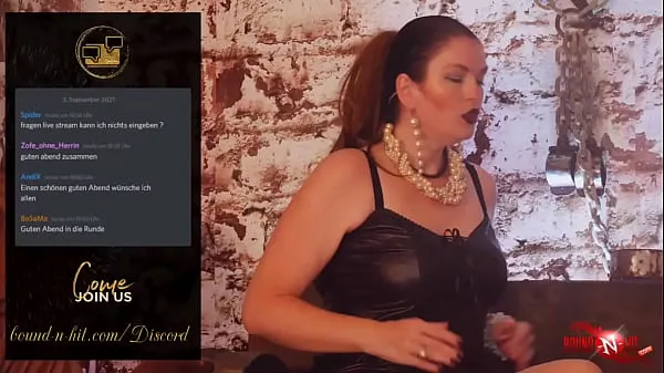 XXX BoundNHit Discord Stream # 7 Fetish & BDSM Q&A with Domina Lady Julina nieuwe video's