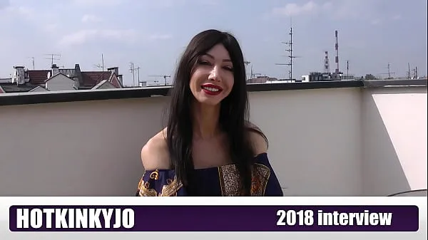XXX HOTKINKYJO Interview (2018 & remastered 2021). Official interview with real pornstar nieuwe video's