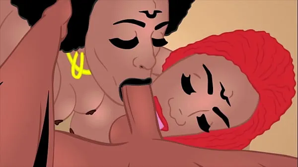 XXX Fun sexy big butt ebony threesome to open a portal Video segar