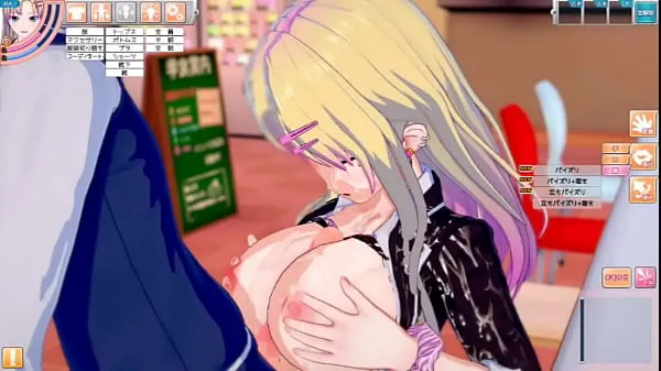 XXX Eroge Koikatsu! ]] Seios grandes sexy jk "Flor sagrada Ori-chara)" mamas massagem H! (Vídeo 3DCG de animação de peito grande [jogo hentai novos vídeos