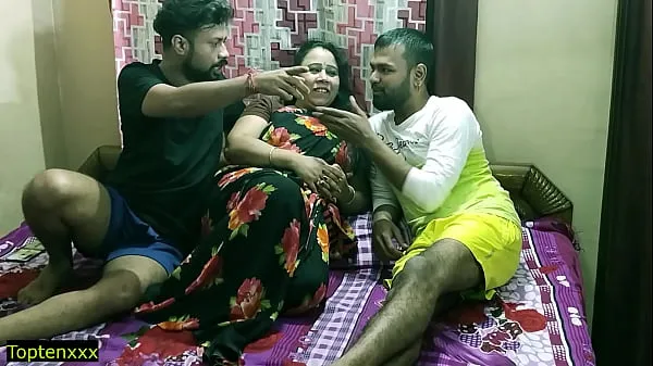 XXX Indian hot randi bhabhi fucking with two devor !! Amazing hot threesome sex Video segar