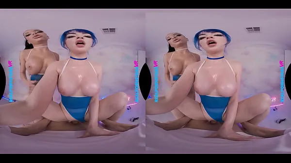 XXX Pornstar VR threesome bubble butt bonanza makes you pop Video baru