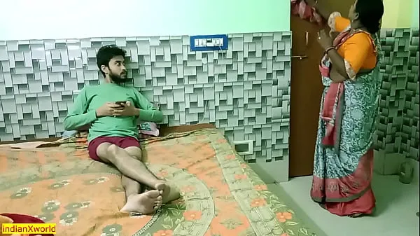 XXX Indian teen boy fucking with hot beautiful maid Bhabhi! Uncut homemade sex fräscha videor