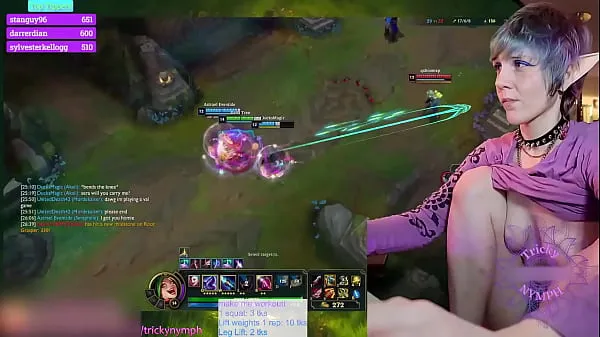 XXX تازہ ویڈیوز Gamer Girl Crushes it as Jinx on LoL! (Tricky Nymph on CB ہے