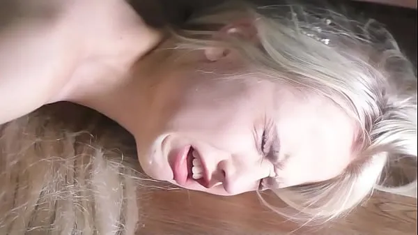XXX no lube anal was a bad idea 18 yo blonde teen can hardly take it rough painal φρέσκα βίντεο