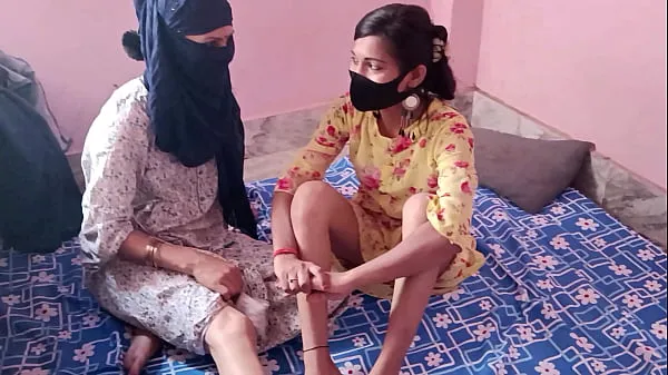 XXX Two stepsisters got threesome fucked by One Boyfriend! hindi talking Video segar
